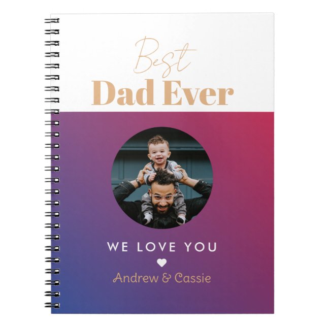 Best dad ever notebook (Front)