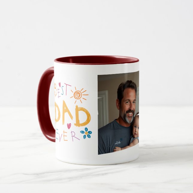 Best Dad Ever - Perfect Father's Day Gift Mug (Front Left)