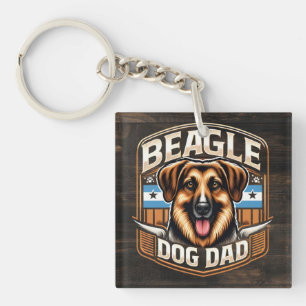 Best Dad Ever - Personal Gift Dog Dad For Husband Keychain