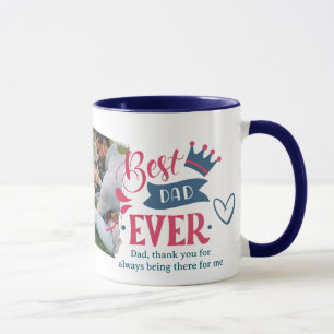 Best Dad Ever Personalize Trendy Design Mug