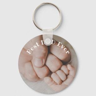 Best Dad Ever Personalized father's day gift Keychain