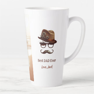 Best Dad Ever - Personalized Father's Day Gift Latte Mug