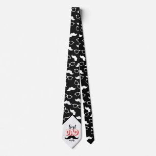 Best Dad Ever Personalized Father's Day Gift Tie