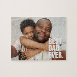 Best Dad Ever Personalized Fathers Day Jigsaw Puzzle<br><div class="desc">make your own unique custom personalized by you puzzle - design your own one of a kind jigsaw puzzle from Ricaso - available in many sizes - simply upload your own photograph,  art or use the inbuilt text tool - perfect for father's day BEST DAD EVER.</div>