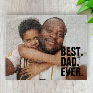 Best Dad Ever Personalized Fathers Day Jigsaw Puzzle