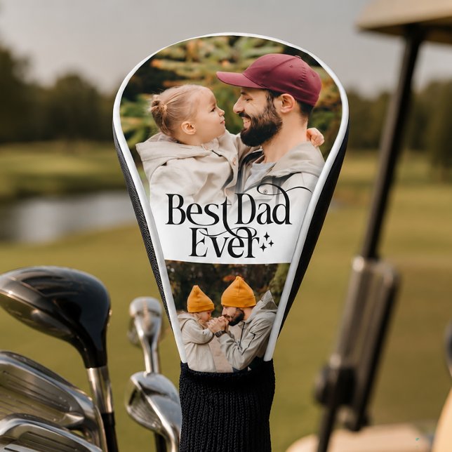 Best Dad Ever Personalized Golf Head Cover (Creator Uploaded)