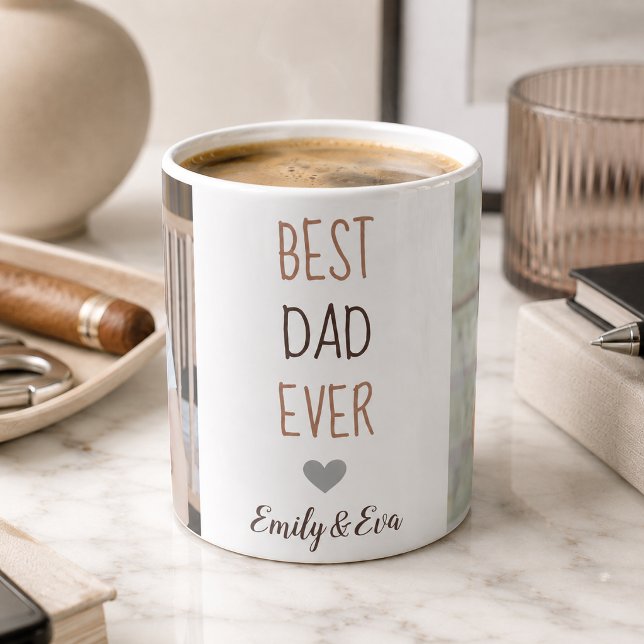 "Best Dad Ever" Personalized Mug – Custom Gift  (Creator Uploaded)