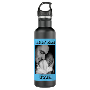 Best Dad Ever   Personalized Photo  710 Ml Water Bottle