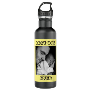 Best Dad Ever Personalized Photo 710 Ml Water Bottle