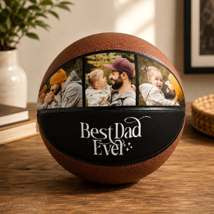 Best Dad Ever Personalized Photo Basketball