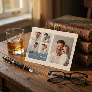 Best Dad Ever Personalized Photo Card   Custom 