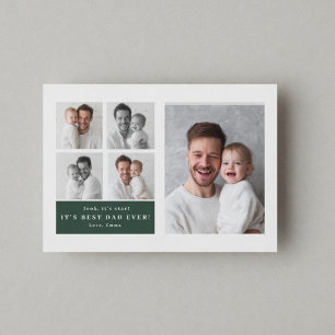 Best Dad Ever Personalized Photo Card   Custom 