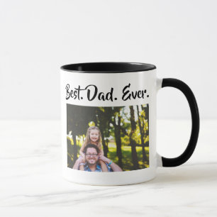 Best Dad Ever Personalized Photo Coffee Mug