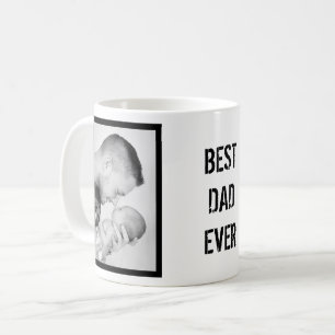Best DAD EVER Personalized photo Coffee Mug