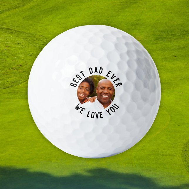 Best Dad Ever – Personalized Photo Golf Balls (Best Dad Ever – Personalized Photo Golf Balls
)