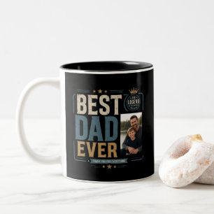 Best Dad Ever Personalized Photo Mug