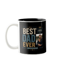 Best Dad Ever Personalized Photo Mug