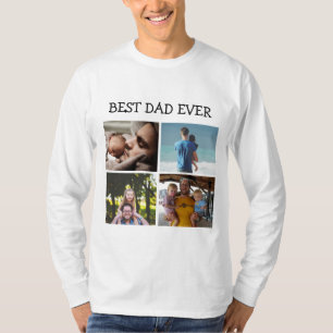 Best Dad Ever Personalized Photo T-Shirt