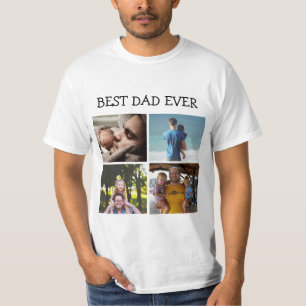 Best Dad Ever Personalized Photo T-Shirt