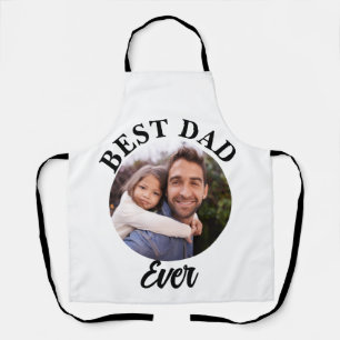 Best Dad Ever Personalized Photo Template Apron