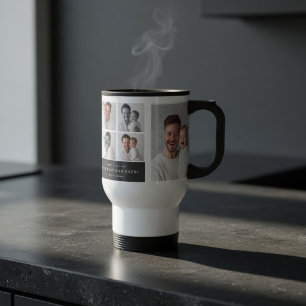 Best Dad Ever Personalized Photo Travel Mug