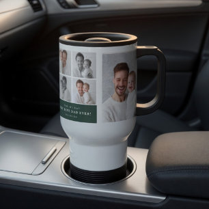 Best Dad Ever Personalized Photo Travel Mug