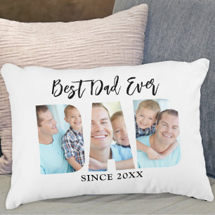 Best Dad Ever Photo Accent Pillow