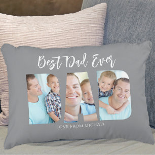 Best Dad Ever Photo Accent Pillow