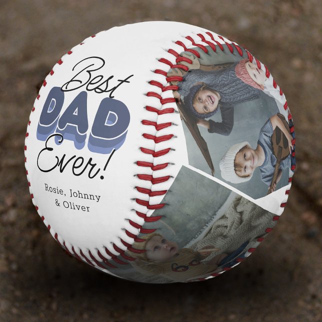 Best Dad Ever Photo Baseball (Creator Uploaded)