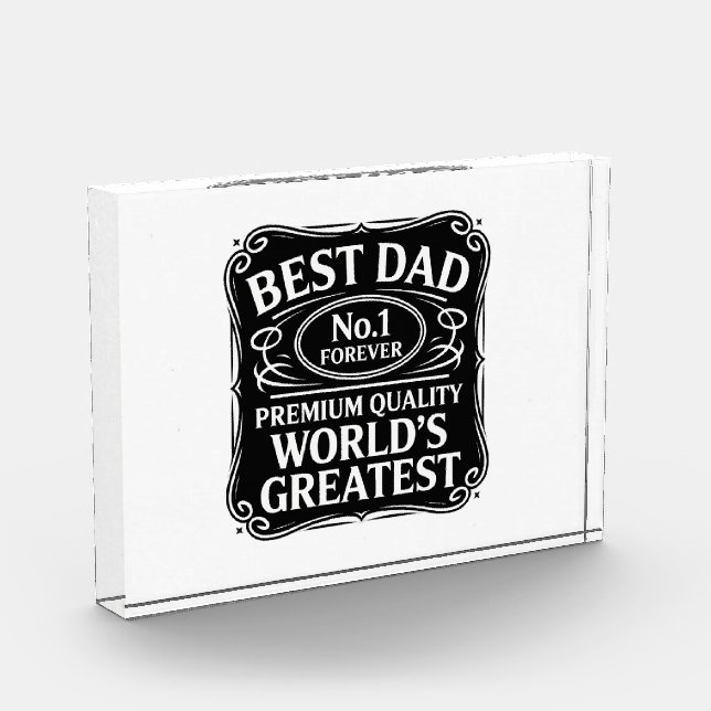 Best Dad Ever Photo Block (Left)