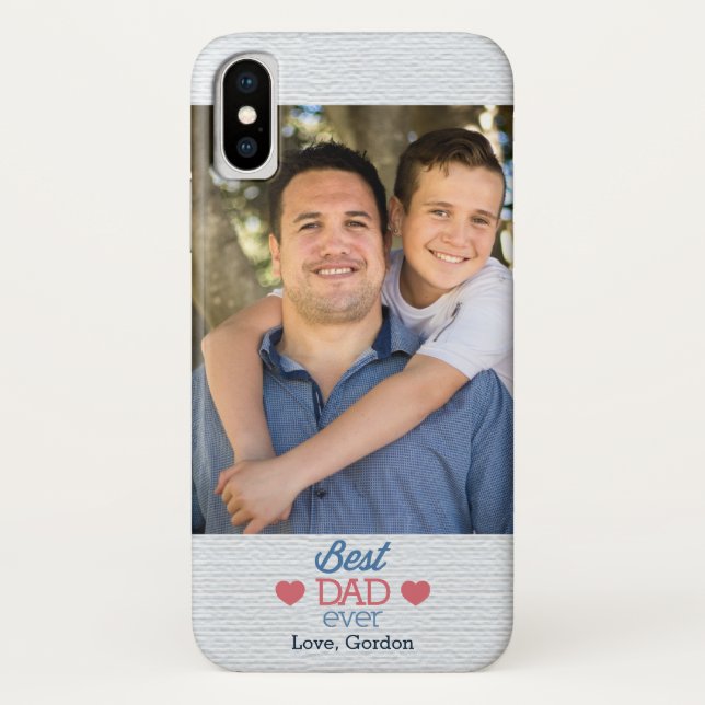 Best Dad Ever Photo Case-Mate iPhone Case (Back)