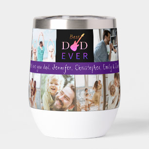 Best Dad Ever Photo Collage Modern Father's Day