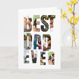 Best Dad Ever | Photo Collage Placeholder Template