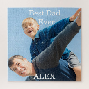 Best Dad Ever Photo Father's Day Jigsaw Puzzle