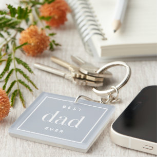 Best Dad Ever   Photo Keychain