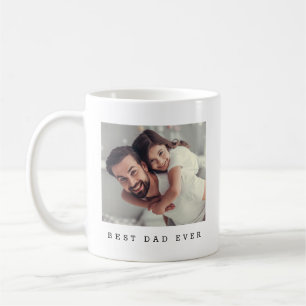 Best Dad Ever Photo Personalized Coffee Mug