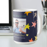Best dad ever photo personalized Father's Day  Coffee Mug<br><div class="desc">Personalize this cute coffee mug with your custom photo and text and make it a keepsake Father's Day gift for your dad!            You can easily modify the text and replace the picture with your own!</div>