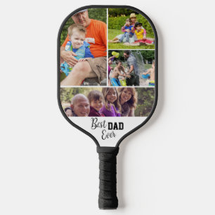 Best DAD ever Photo template Pickleball Paddle