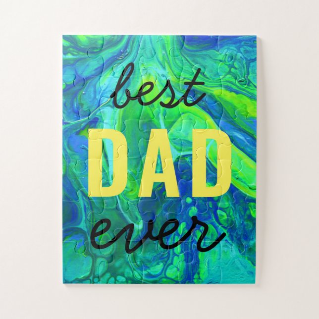 Best Dad Ever Puzzle (Vertical)