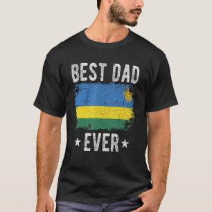 Best Dad Ever Rwanda Flag Best Rwandan Dad T-Shirt