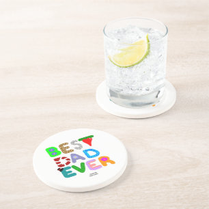 Best Dad Ever Sandstone Coaster
