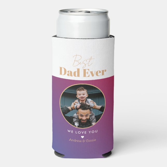 Best dad ever seltzer can cooler (Seltzer Back)