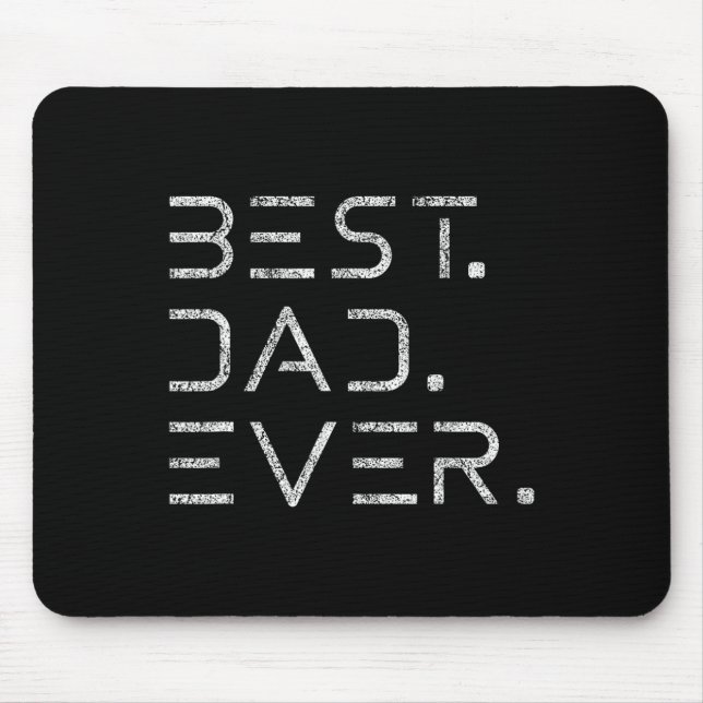 Best Dad Ever Shirt Modern Developer Programmer Fa Mouse Pad (Front)