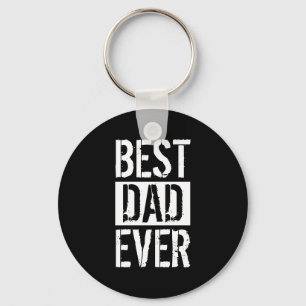 Best Dad Ever Simple Father's Day Gift Keychain