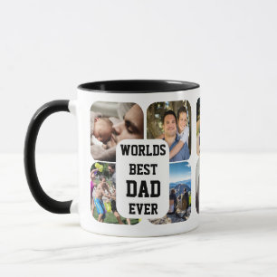 Best DAD ever Ten photo collage Mug