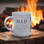 Best Dad Ever | Three Photo Collage  Coffee Mug<br><div class="desc">This simple and sweet mug says "Best Dad Ever" in trendy, modern typefaces with a spot for names and a custom message. Minimal three photo template of your favourite personal photos for a gift anyone would love. Father's Day is the perfect opportunity to show ALL the dads in our lives...</div>