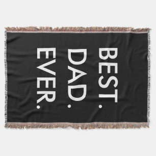 Best Dad Ever Throw Blanket