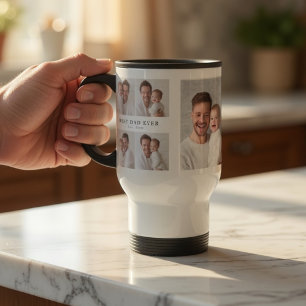 Best Dad Ever Travel Mug Personalized Photo Gift