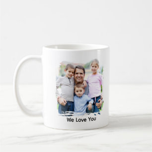Best Dad Ever Two Photo Personalized Keepsake Coffee Mug