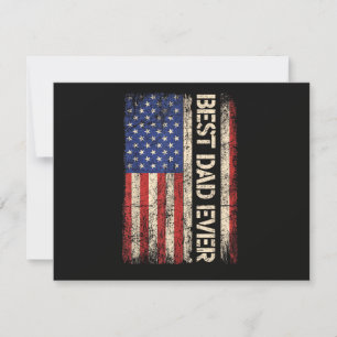 Best Dad Ever US American Flag Gifts for Father's